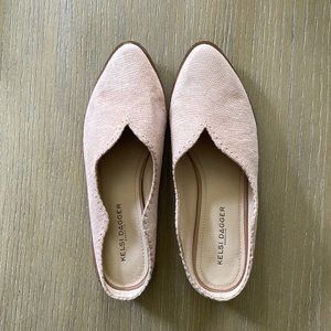 Kelsi Dagger Pointed Pink Mules